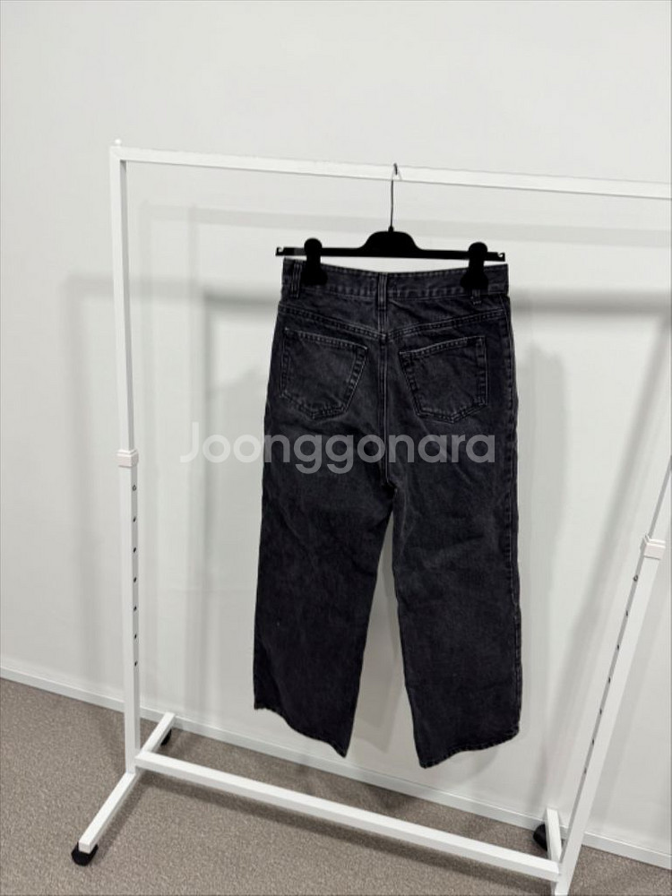 고걸 포켓 데님 블랙--6