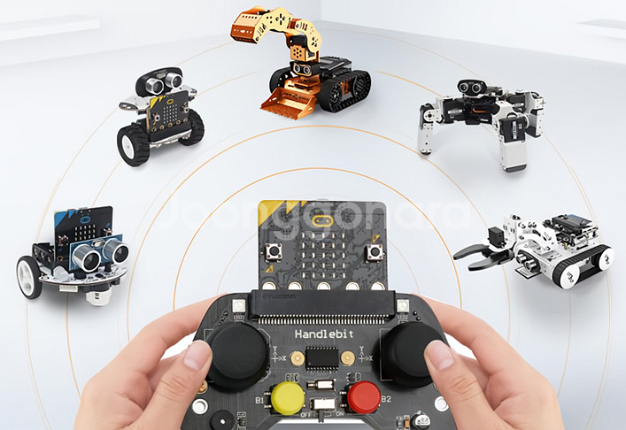 마이크로비트 코딩교육 로봇 큐디 큐빗 마이크로봇 핸들빗--2