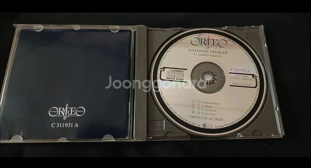 (안토니오 비발디 사계 ) 플루트편곡집 CD--1
