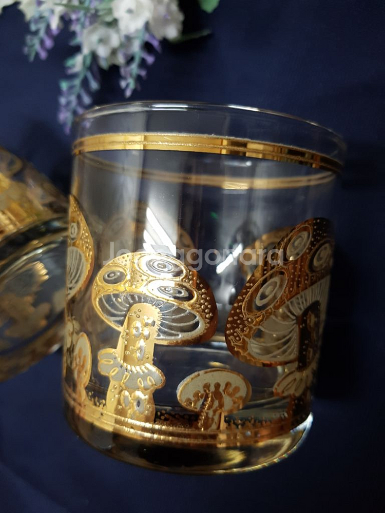 22kGold Culver Ltd 미국산 언더락 유리컵--2