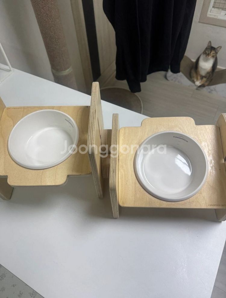 카사미코 강아지 고양이 식기--1