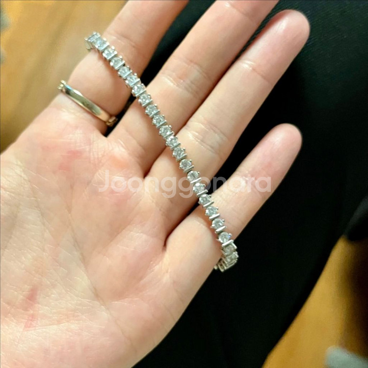 새상품) 14k 꼬냑다이아 반지--8