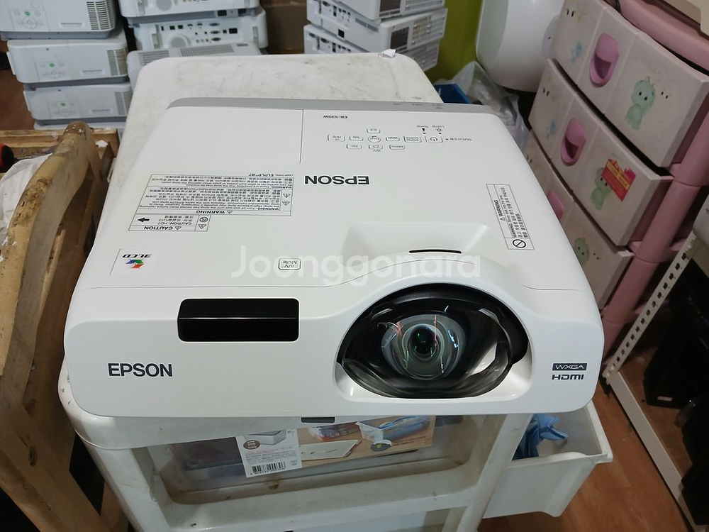 3400안시 앱손 단초점 eb-535w 중고빔프로젝터--1