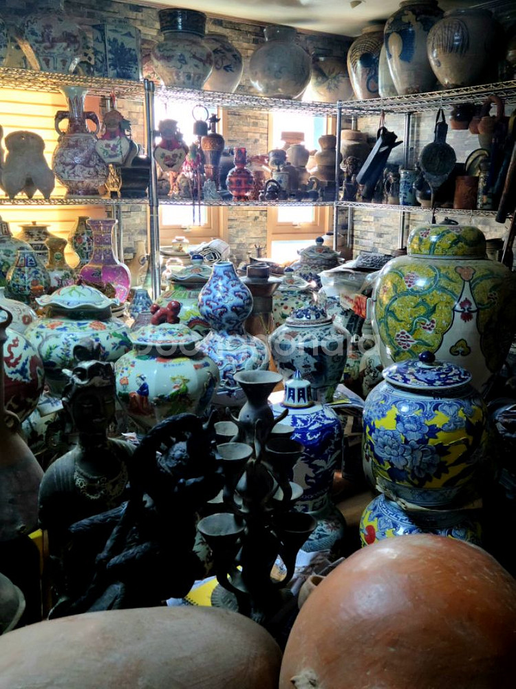 중국 도자기 일괄 불상 소장품 골동품--1