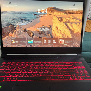 msi 게이밍노트북 rtx3060, 1TB ssd+가방