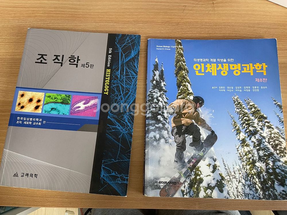 임상병리학과 조직학 생리학 전공책--0