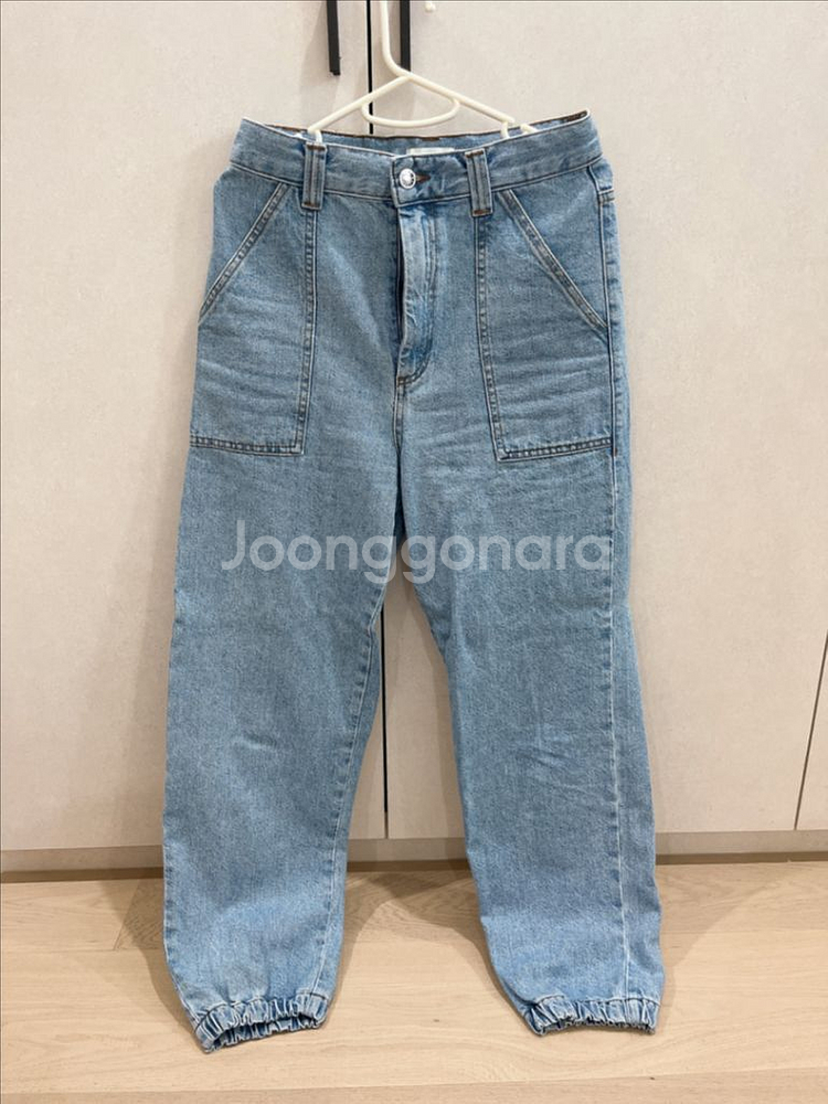 산드로 데님 조거팬츠--0