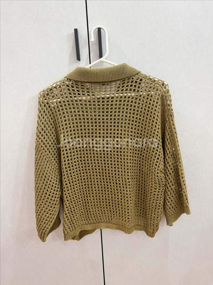 산드로 니트 반팔 폴로 셔츠--1