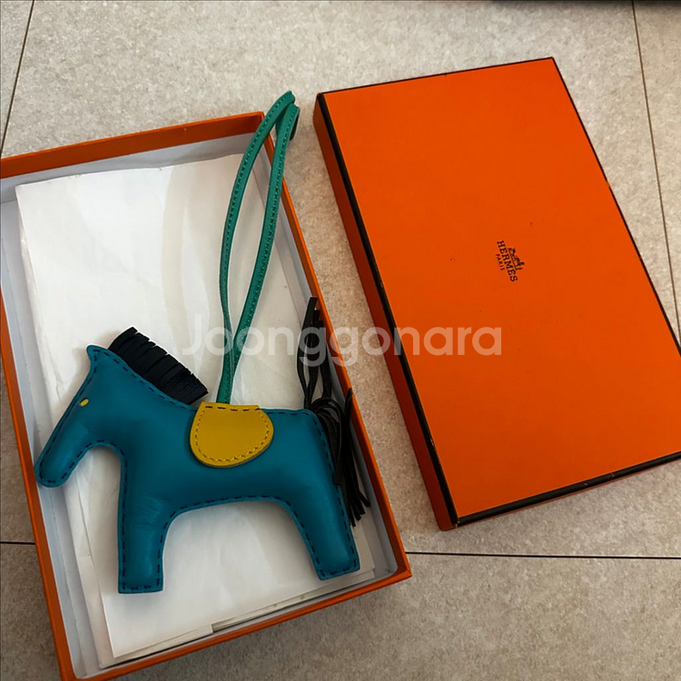 에르메스 로데오 백참 블루--0