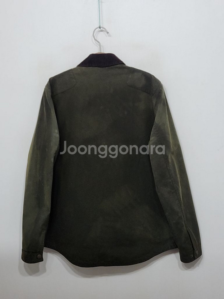 (L) 바버 REELIN 왁스자켓 올리브그린 왁싱점퍼--7