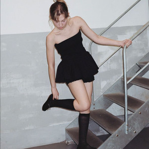 릴리코츠 lilly tube top 블랙