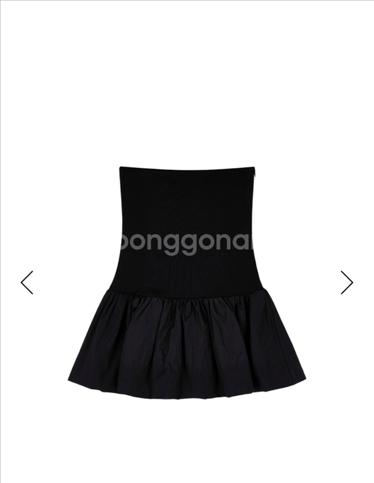 릴리코츠 lilly tube top 블랙--4