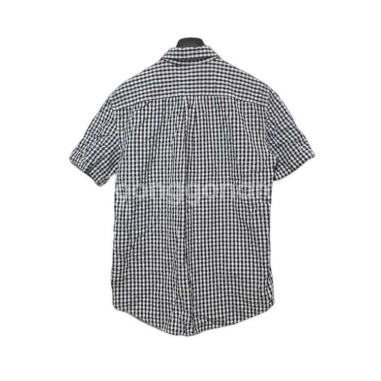 갭 GAP 체크 반팔 셔츠 남방 스탠다드핏 L 미착용--2