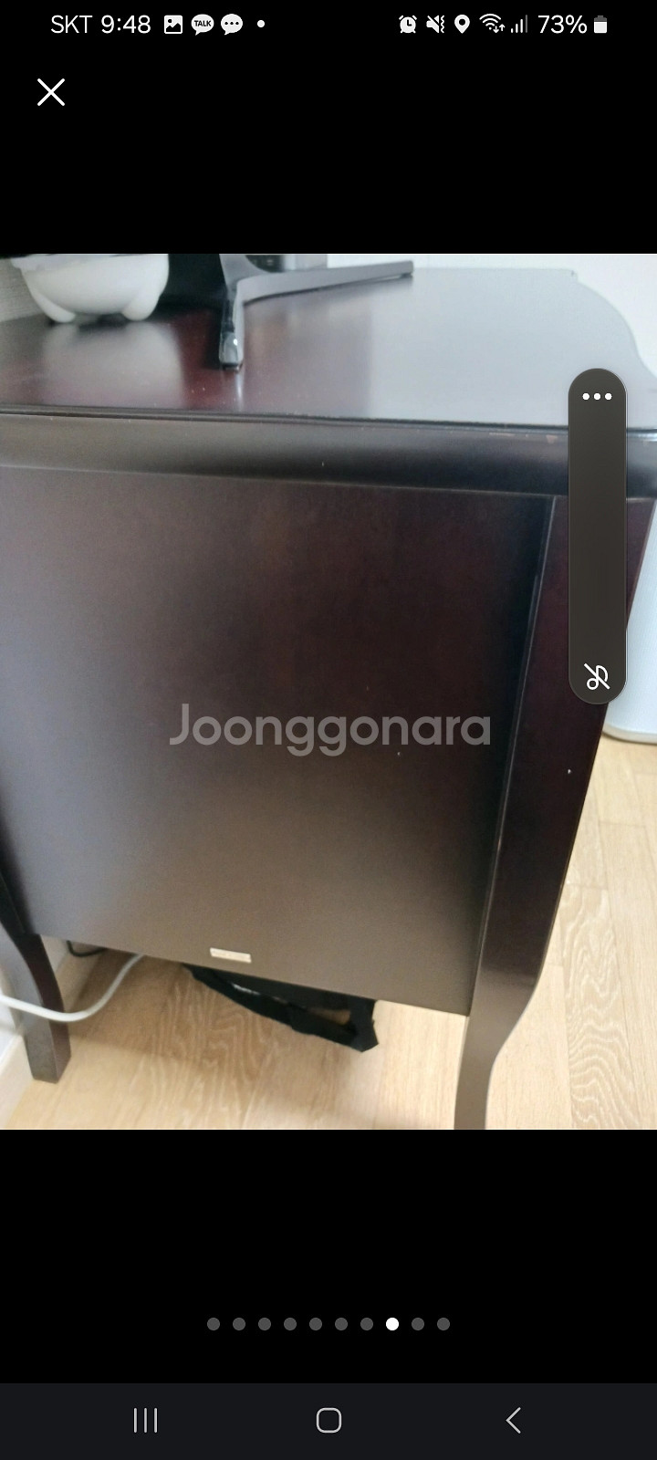 한샘 엘리시아 5000 코코브라운 화장대--6