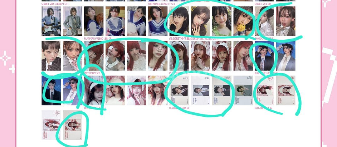 QWER 포카 양도 디스코드 내이름맑음 개봉앨범 쵸단--1