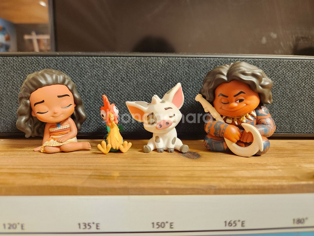 모아나 굿즈 4종 가챠상품--0