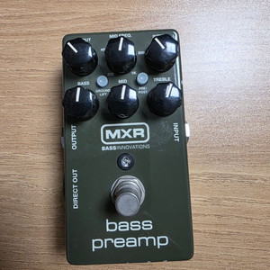 mxr m81 베이스 프리엠프