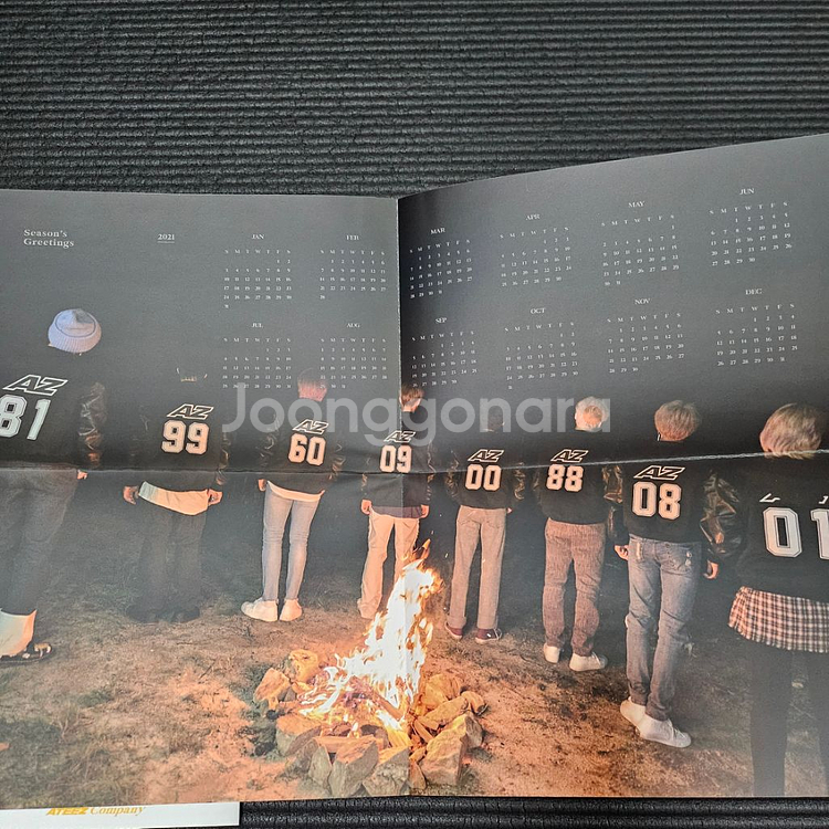 에이티즈 21년도 시즌그리팅 판매합니다--5