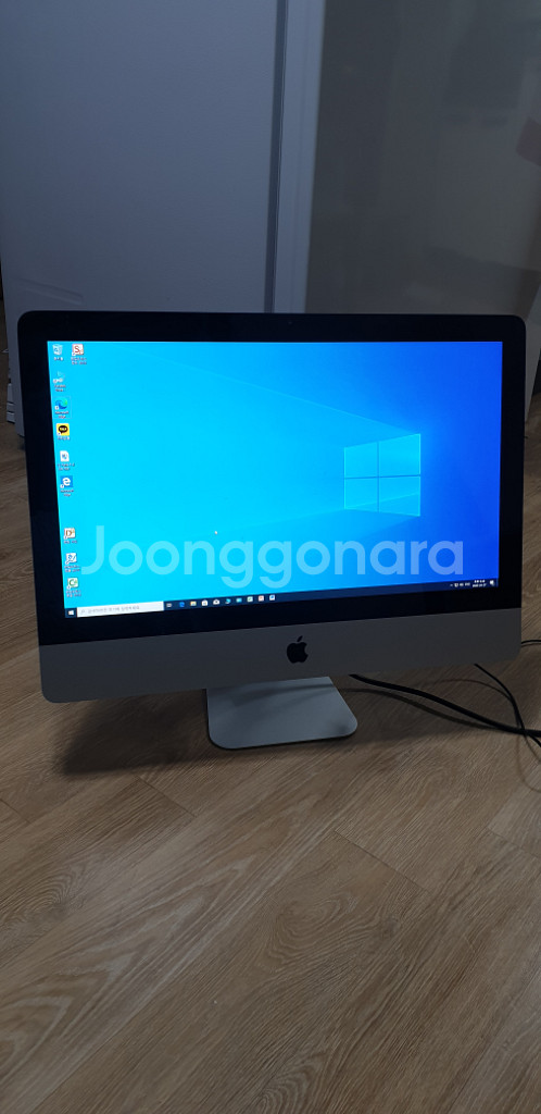 애플아이맥21.5인치 맥부팅 윈도우10부팅됨--1
