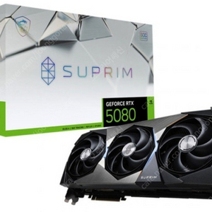 미개봉 msi rtx5080 슈프림
