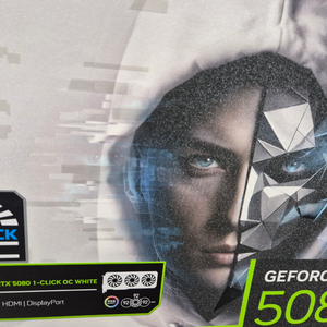 (미개봉)갤럭시RTX5080 화이트 그래픽카드