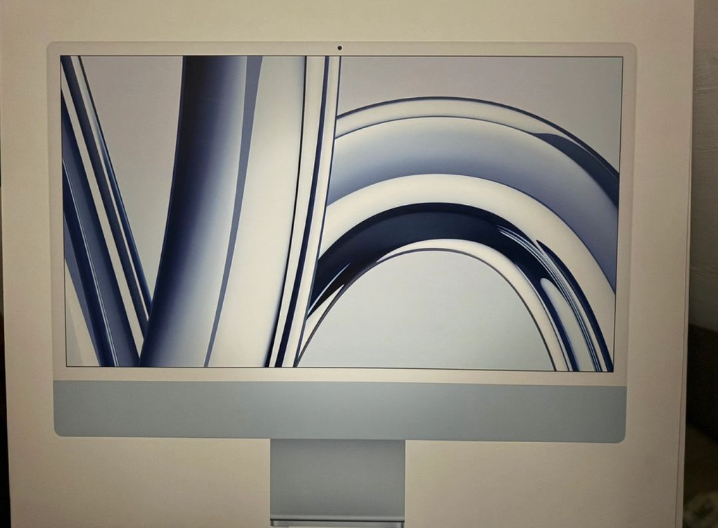 아이맥 24인치 M3 8GB 512GB 블루(풀박스) 이미지