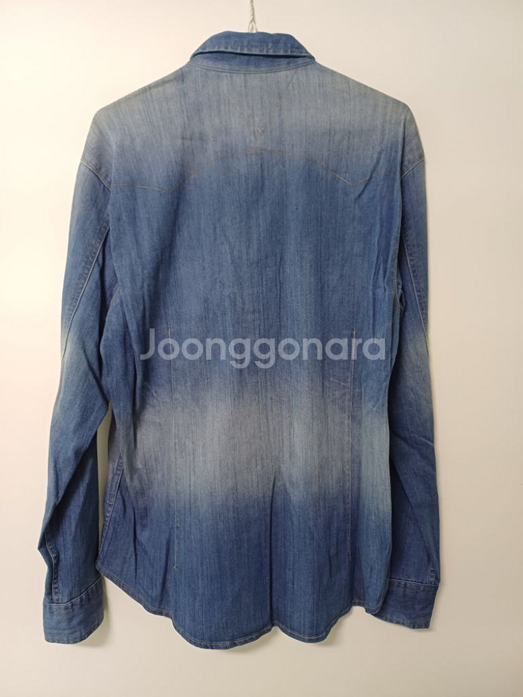 남성 HUM 데님 청남방 (사방스판100)--5