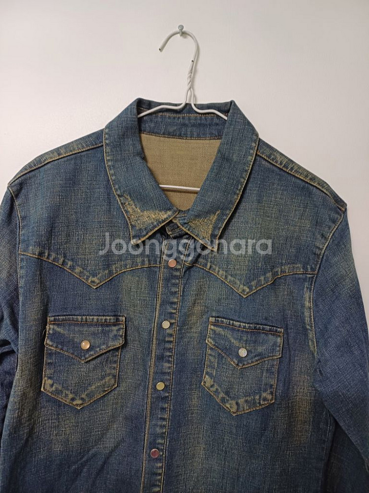 남성 데님 청남방 (새상품급.사방스판95)--1