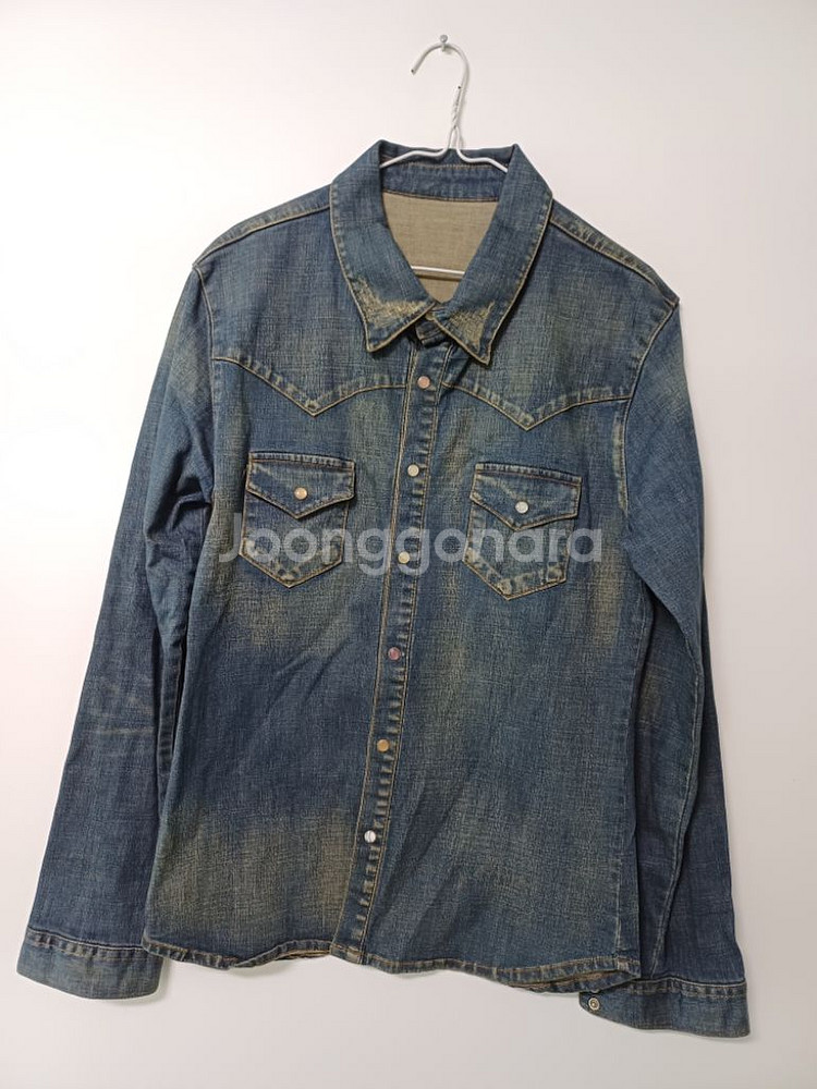 남성 데님 청남방 (새상품급.사방스판95)--5