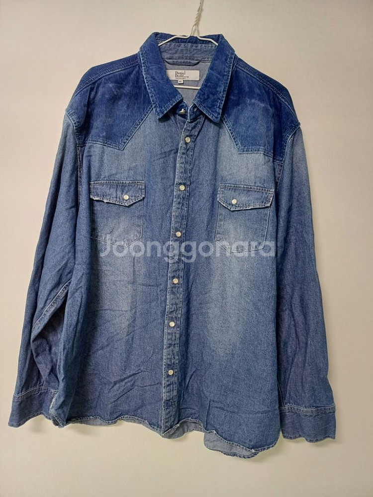 남성 빅사이즈 데님 청남방(새상품급.115-120)--0