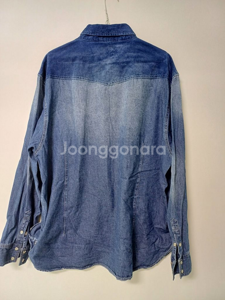 남성 빅사이즈 데님 청남방(새상품급.115-120)--8