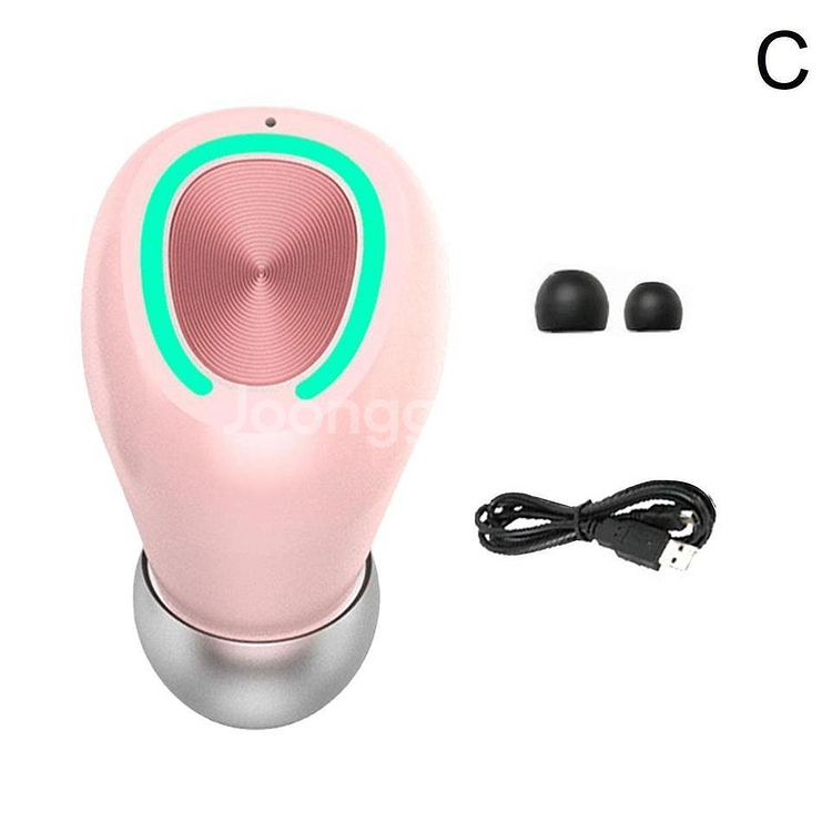 새 핑크색 마이크 i7 미니 무선 블루투스 이어폰--0