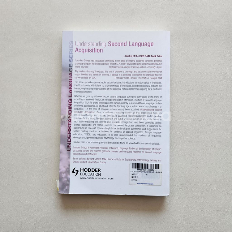 Understanding Second Language--1