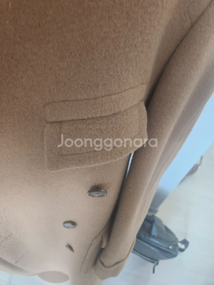 폴로 랄프로렌 카멜헤어코트 40s--7