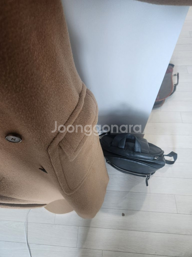 폴로 랄프로렌 카멜헤어코트 40s--8