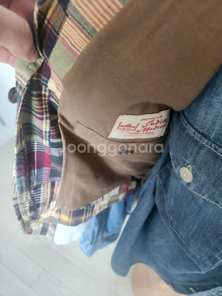 폴로 랄프로렌 패치워크 베스트 자켓 셋업 스몰사이즈--2