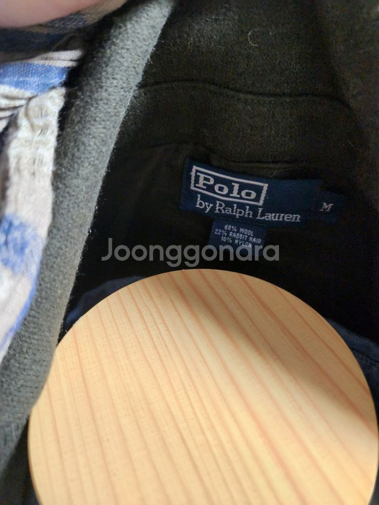 폴로 랄프로렌 토끼털 헌팅자켓 40r--8