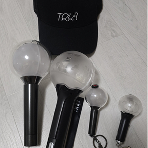 아미밤 2개 + 아미밤 키링 2개 + 콘서트 모자