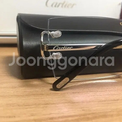 까르띠에 무테 안경--5