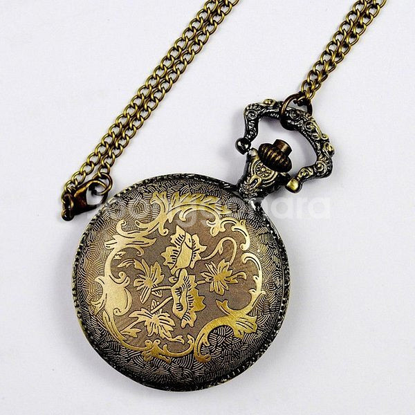 새 쥐띠 수입 정품 회중 시계 동물 수호 기념 황금 수--4