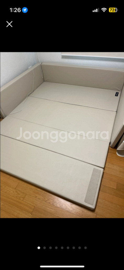 도노도노 패밀리킹 범퍼침대(베이지색상)+도노도노 토퍼--1