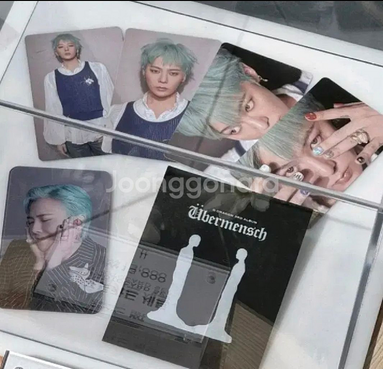 지디 포카 세트 한정판 포토카드 미개봉 전시md 굿즈--0