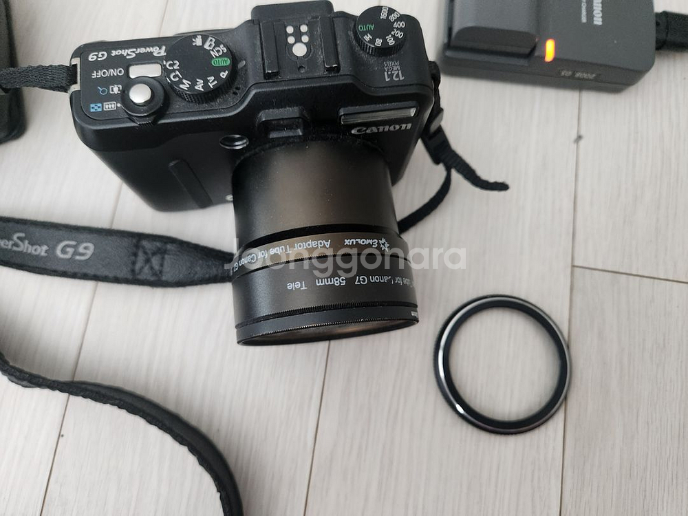 캐논 g9 파워샷 g7 58미리 어뎁터 포함--1