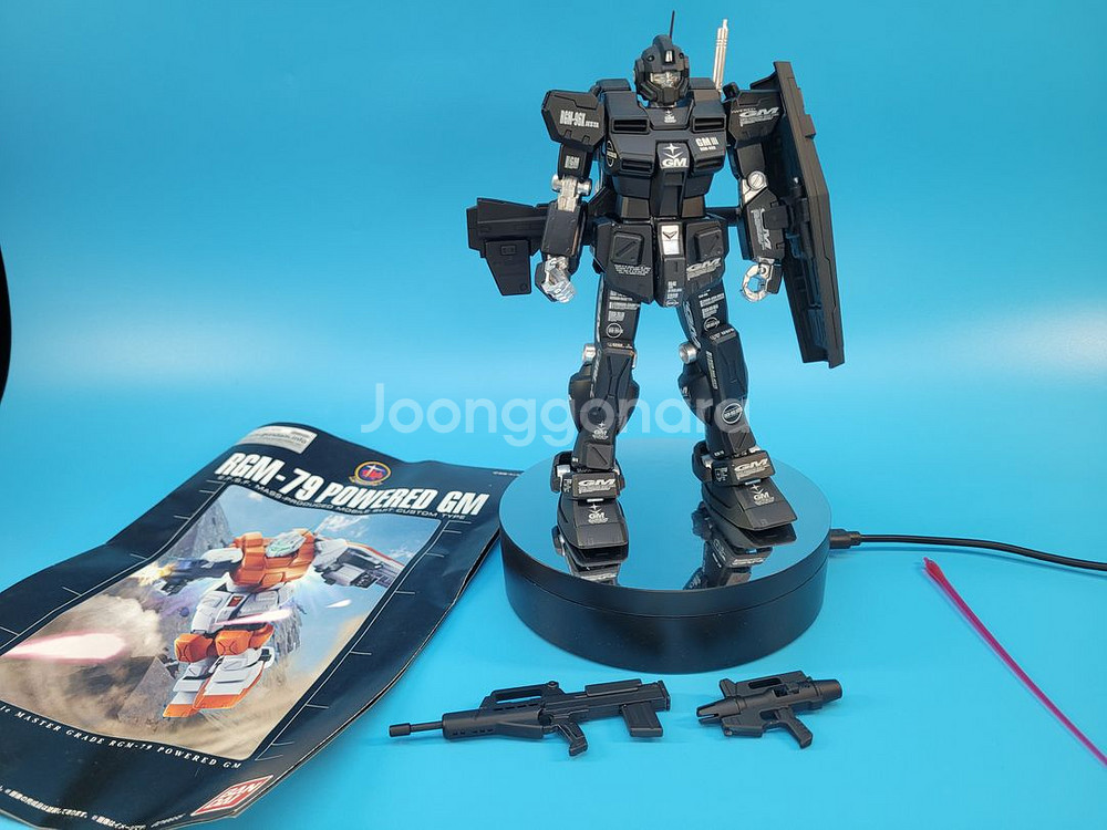 MG 파워드짐 풀도색 건담 GM 양산형개 반다이 건프라--2