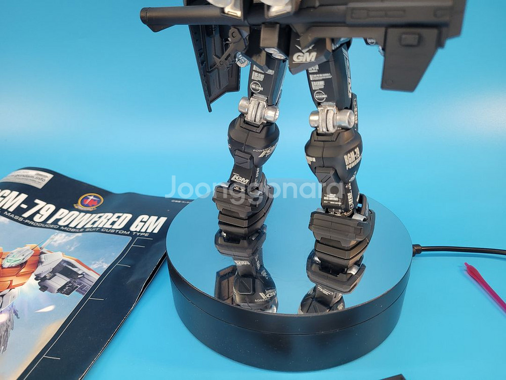 MG 파워드짐 풀도색 건담 GM 양산형개 반다이 건프라--4
