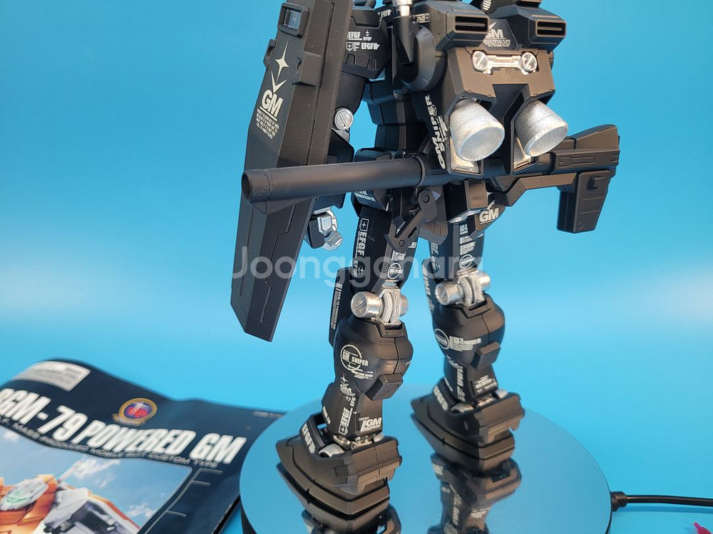 MG 파워드짐 풀도색 건담 GM 양산형개 반다이 건프라--6