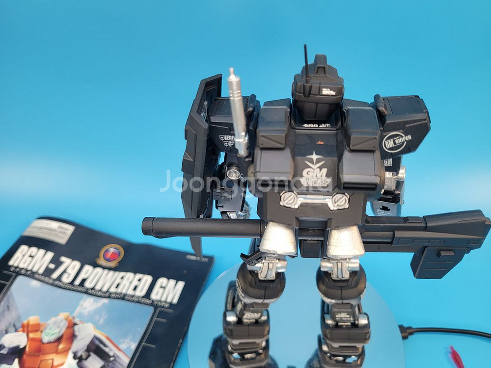 MG 파워드짐 풀도색 건담 GM 양산형개 반다이 건프라--7