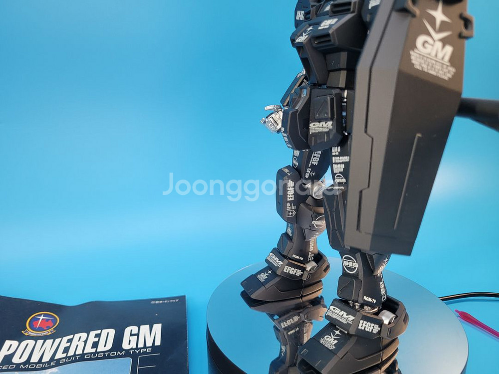 MG 파워드짐 풀도색 건담 GM 양산형개 반다이 건프라--3