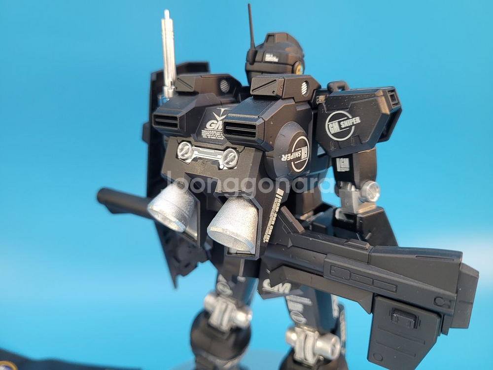 MG 파워드짐 풀도색 건담 GM 양산형개 반다이 건프라--9