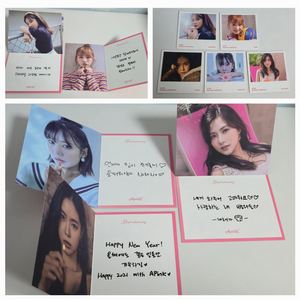 에이핑크 2021 시즌그리팅 메세지카드&폴라로이드 세트